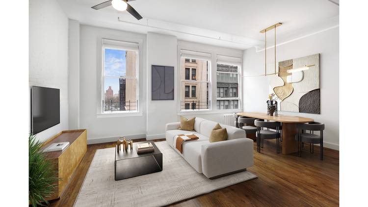 Welcome to Apartment 5A, a beautifully renovated loft style residence with soaring 11 foot ceilings and an exceptional blend of character, scale, and modern comfort.