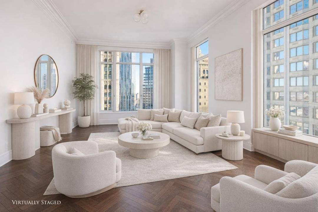 Perched high above the vibrant pulse of TriBeCa, Residence 52C at 30 Park Place is a masterwork of light, scale, and refined detail.