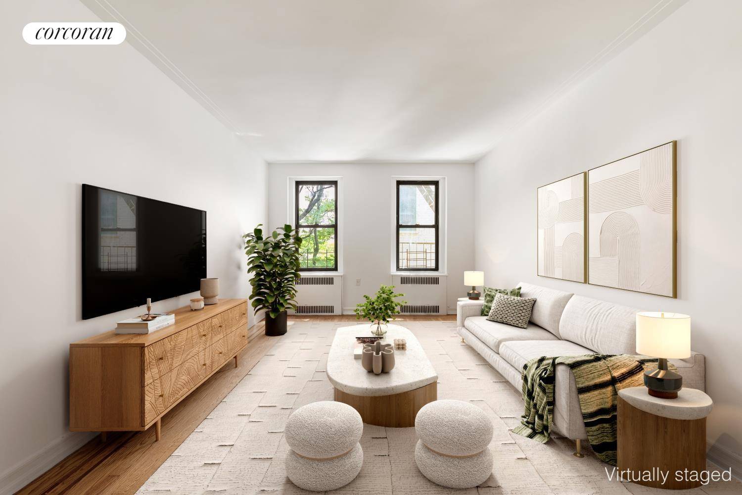 Sun filled and spacious, residence 4HJ is a convertible three bedroom home perfectly located in prime Lenox Hill.