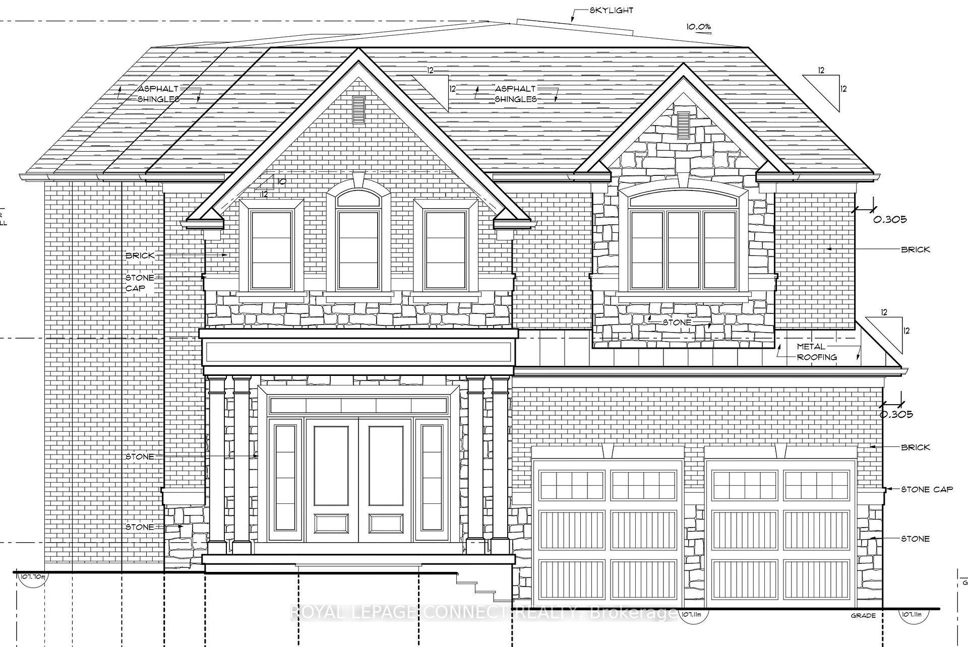 Final severance from adjacent property approved for a pie shaped lot 8, 105 sq.