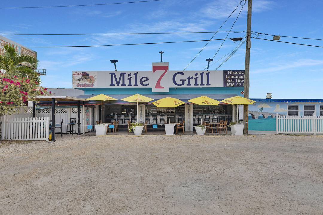 Multi Parcel Waterfront Offering Iconic 7 Mile Grill This rare multi parcel package in Marathon, FL combines an iconic waterfront restaurant, residential property, development rights, and dockage.