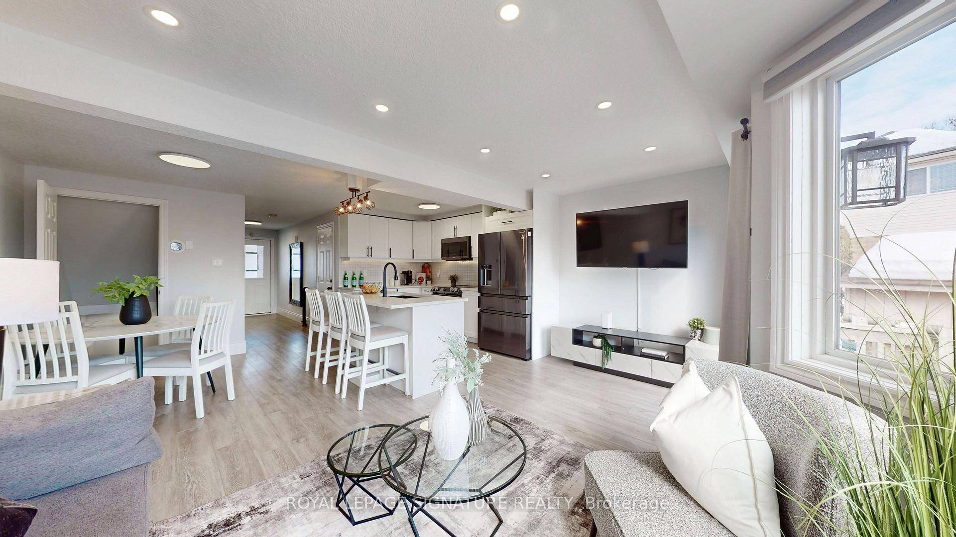 Welcome to this move in ready 3 bed, 3 bath freehold end unit townhome, offering the space and privacy of a semi detached home.