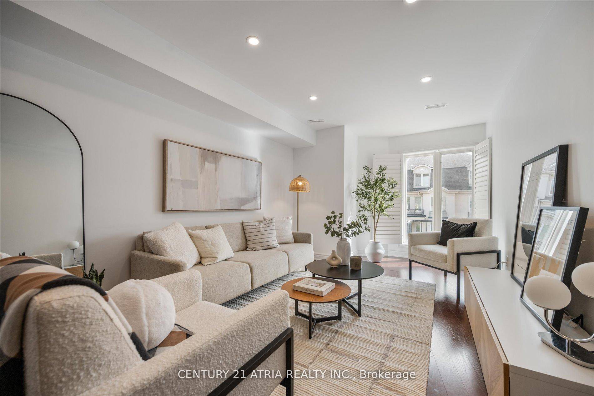 Don Mills Showstopper ! Immaculate freehold townhome offering 3 spacious bedrooms and 3 full bathrooms, finished with rich hardwood floors, newly painted all bedrooms, modern pot lights, and sophisticated California ...