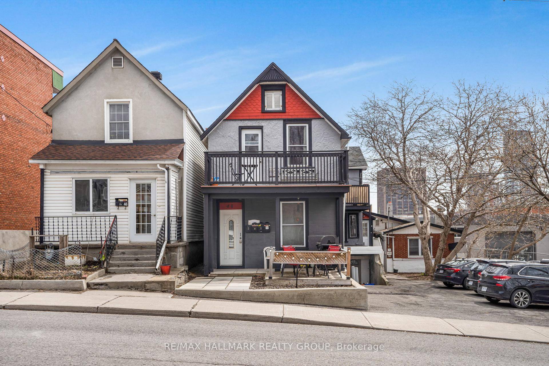 Welcome to 48 Louisa. Investment opportunity ; four plex in West Centre town zoned R4T.
