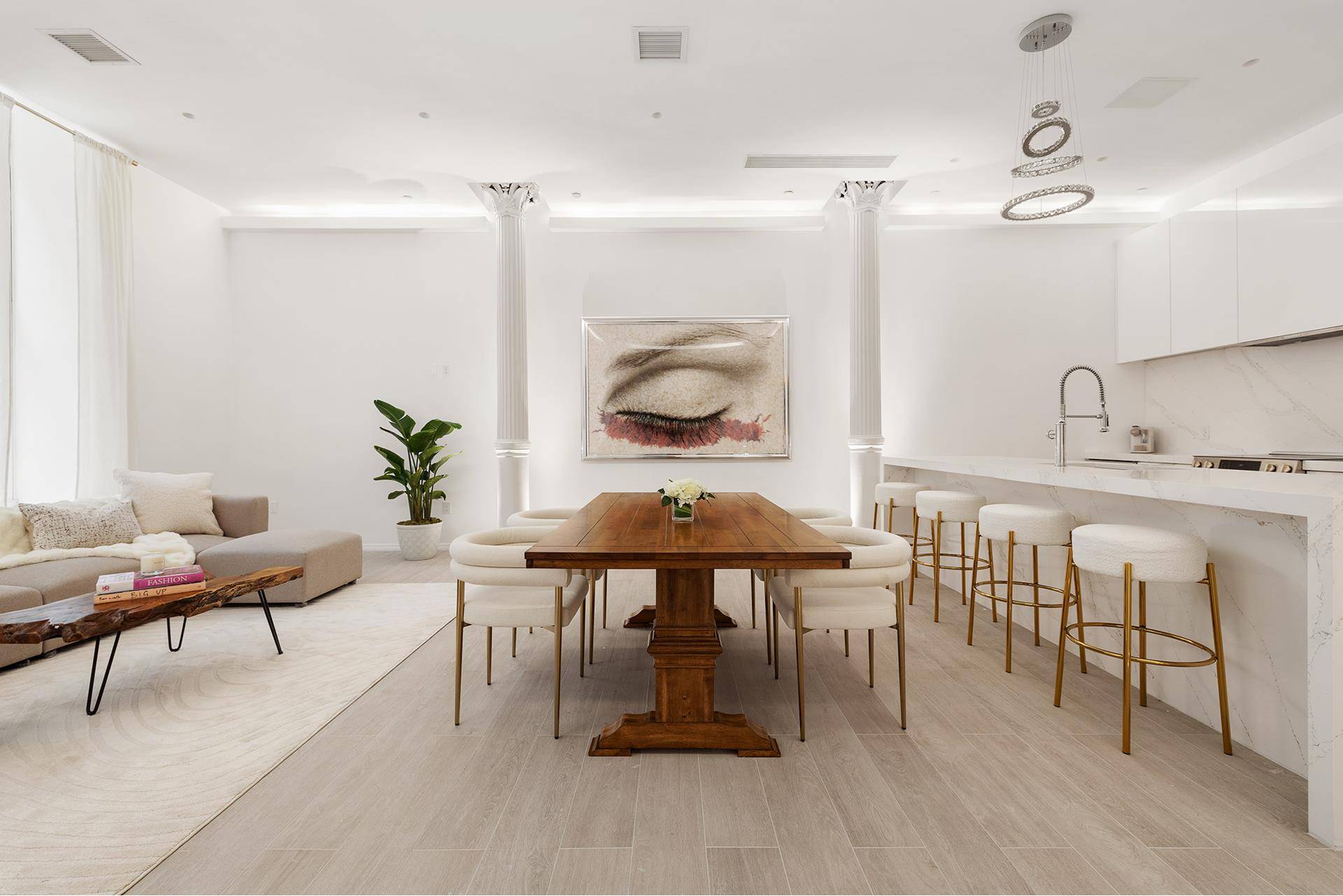 A stylish, sleek and gut renovated SoHo loft in the historic 1877 Silk Industry Showroom Building.