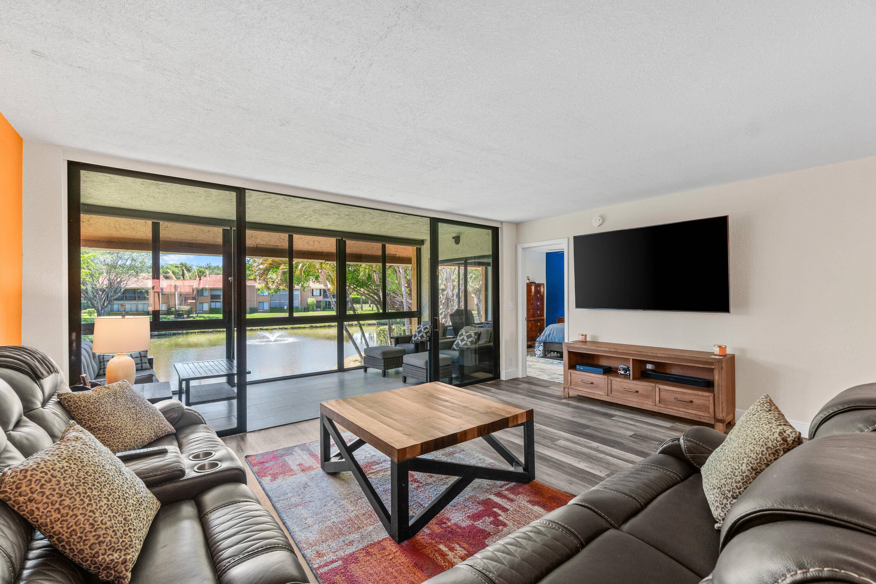 Stunningly renovated 2 bedroom, 2 bathroom condo located in a vibrant 55 community with optional country club membership.