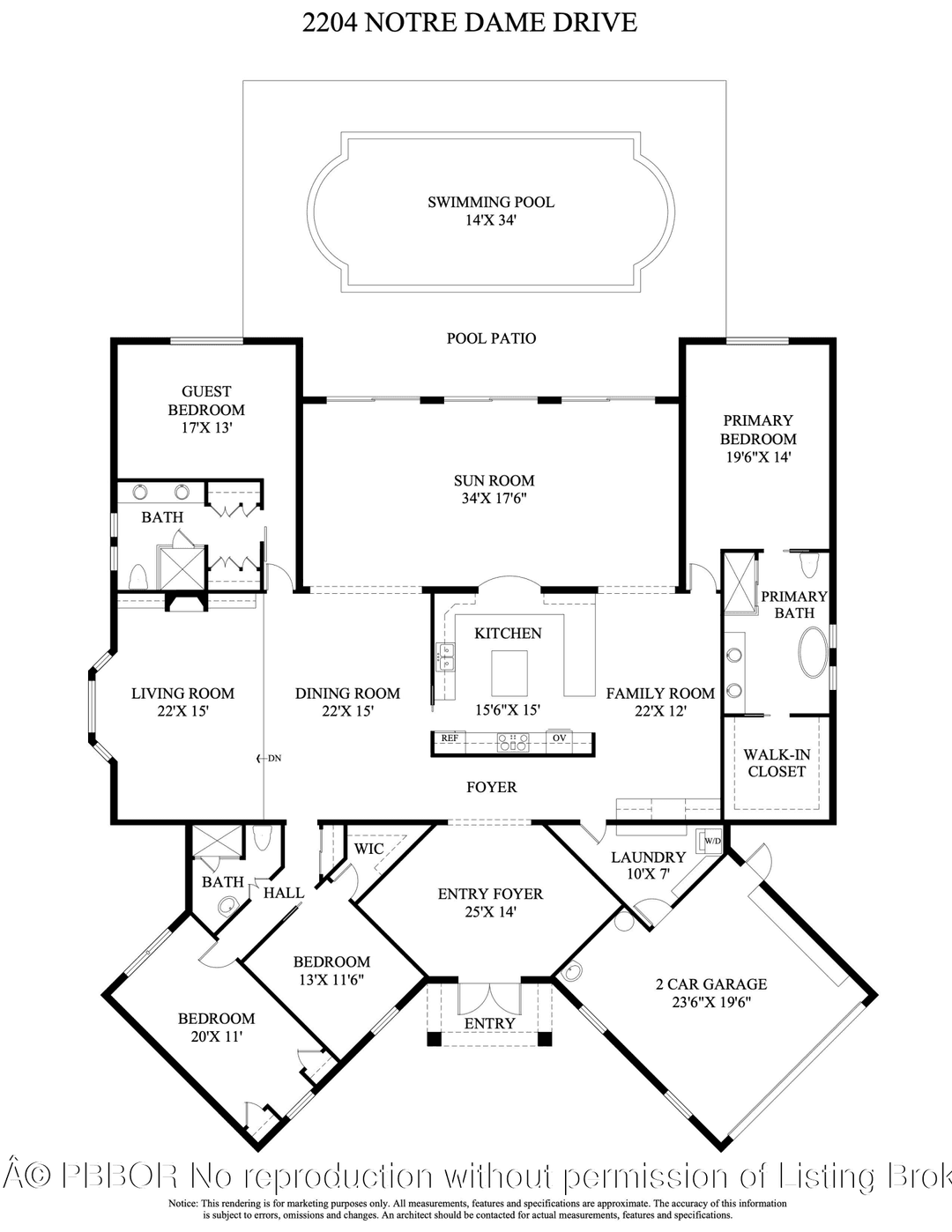 Beautifully renovated in College Park on the Intracoastal.