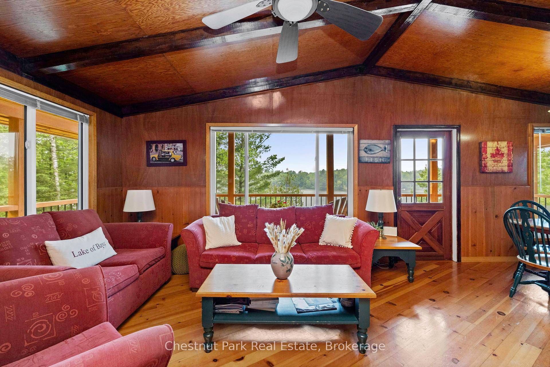 Welcome to 4 Mallard Lane on picturesque Dickie Lake, where 310' of panoramic northwest facing shoreline offers all day sun and postcard worthy sunsets.
