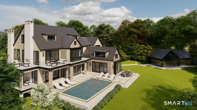 FrogPond Estate is a modern Scandinavian masterpiece unlike anything New Canaan has ever seen an architecturally rare achievement set on 2.