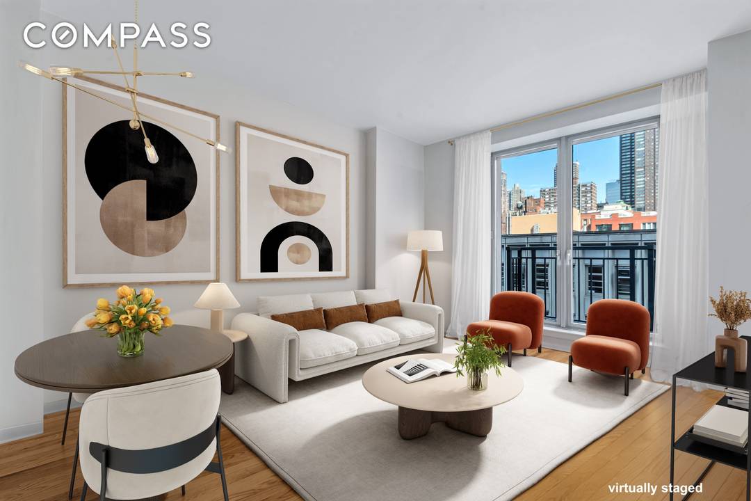 Light, scale, and thoughtful design define this beautifully balanced two bedroom, two bathroom residence at The Link Condominium.