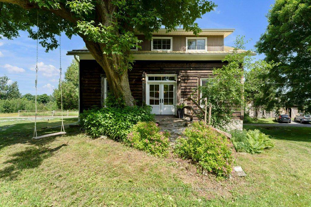 Welcome to 25 Curl Road in Yarker, built in 1870, a beautifully updated country home set on 10.