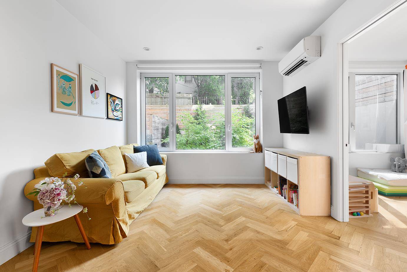 Residence 1B Welcome to an incredibly laid out, legal 1 bedroom setup as a two, 1.