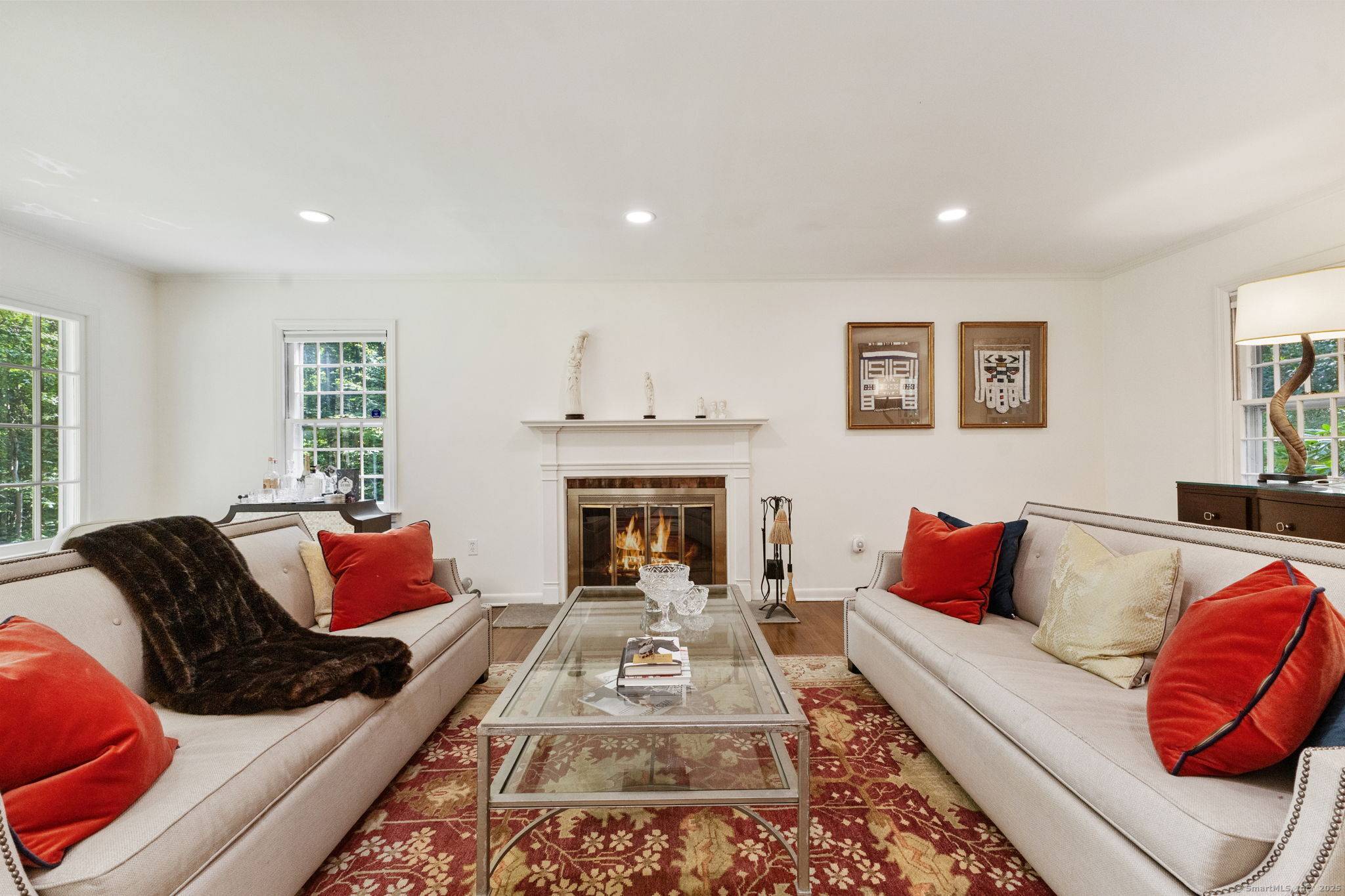 Nestled on a quiet cul de sac and set back from the road, this sprawling 4 bedroom colonial offers the ultimate in privacy and tranquility.