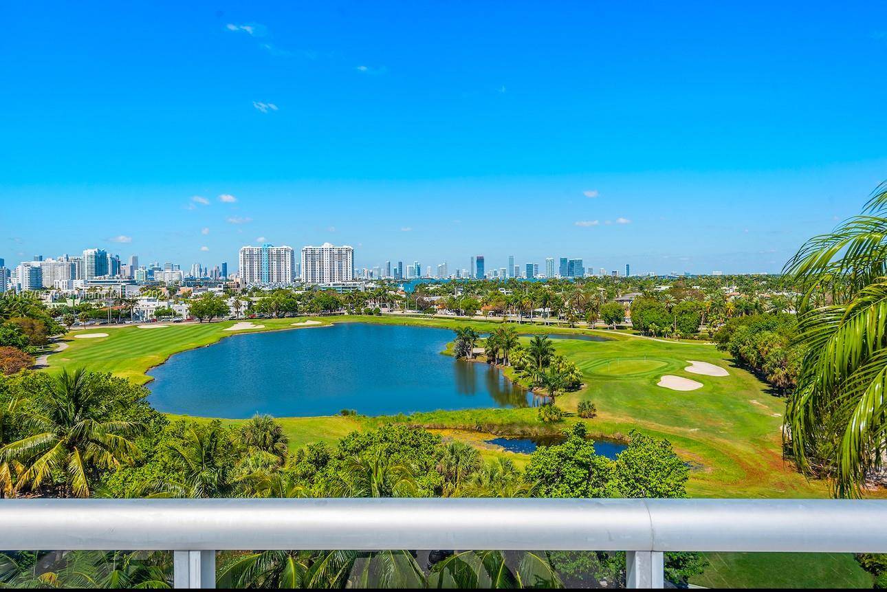 Live in one of the most serene areas of South Beach, directly across the scenic Miami Beach Golf Course, on the peaceful tree lined Meridian AV.