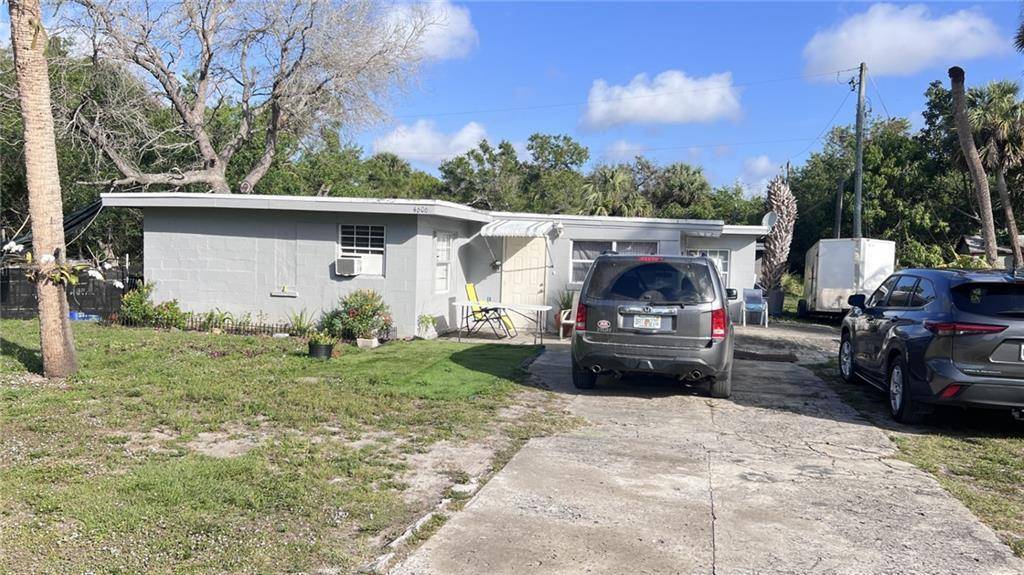 THIS 4 BEDROOM 2 BATH HOME ON A DOUBLE LOT OFFERS PLENTY OF SPACE AND POTENTIAL !