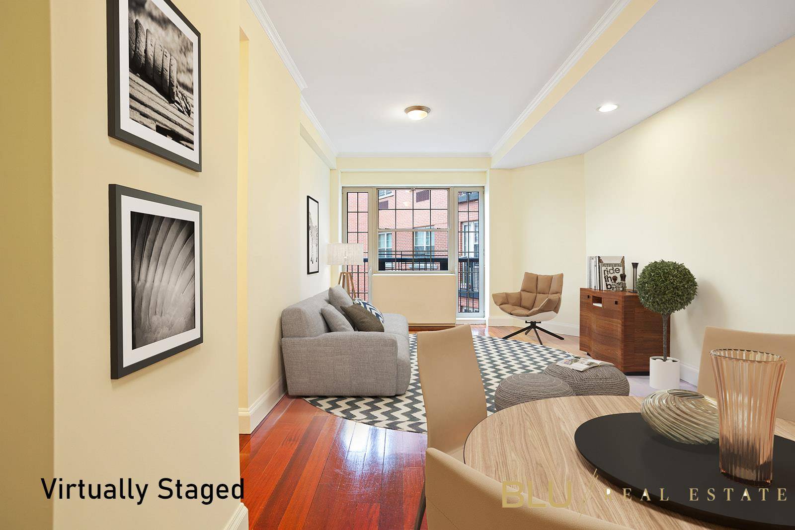 This 2 bedroom 2 bathroom corner apartment features a quiet northern exposure ; Juliet balcony in the living room ; master suite with 2 closets and en suite bathroom ; ...
