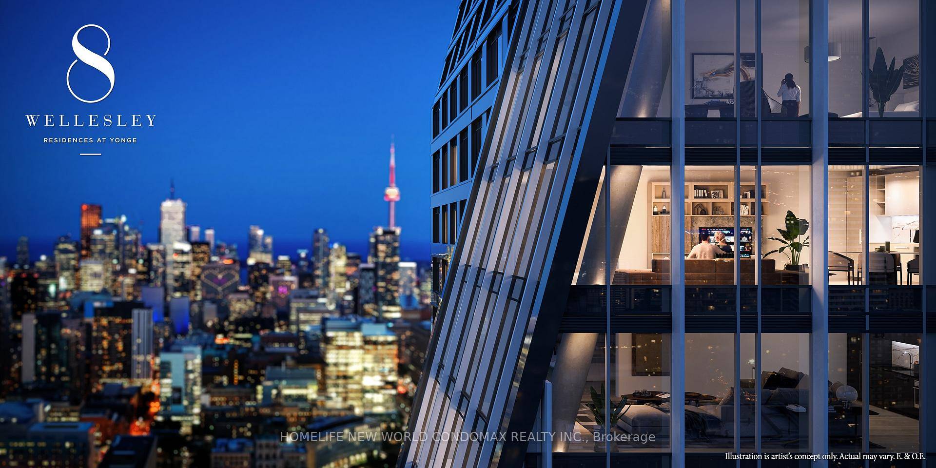 Brand New Never Been Lived In Stunning 1 Bedroom Bright Unit In High Demand Downtown Core At Yonge Wellesley !