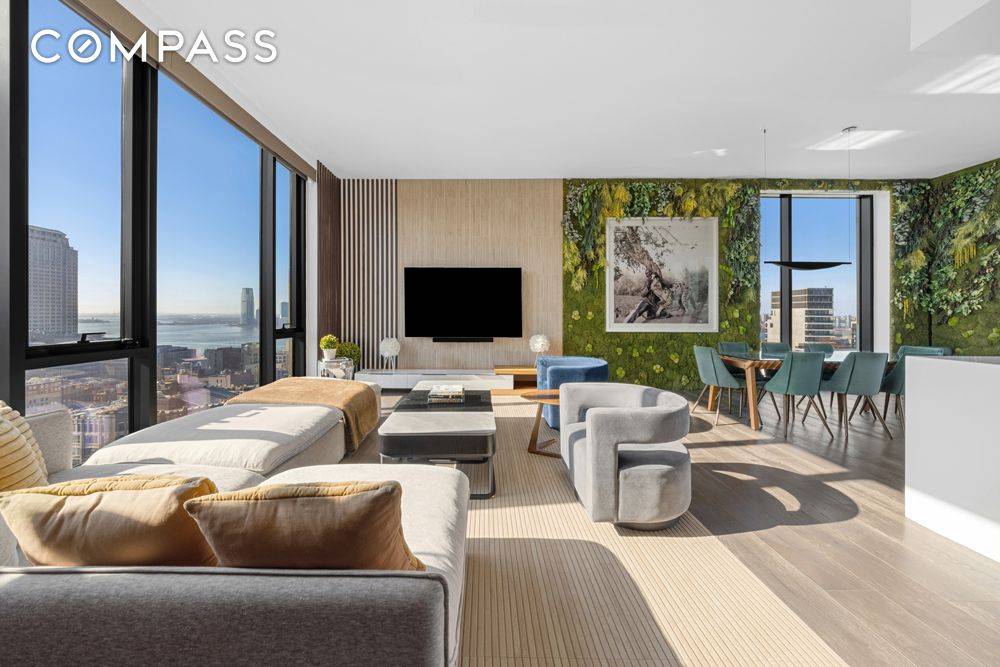 A rarity in the downtown market a true, sleek penthouse with wraparound views newly available for resale in the desirable SoHo.
