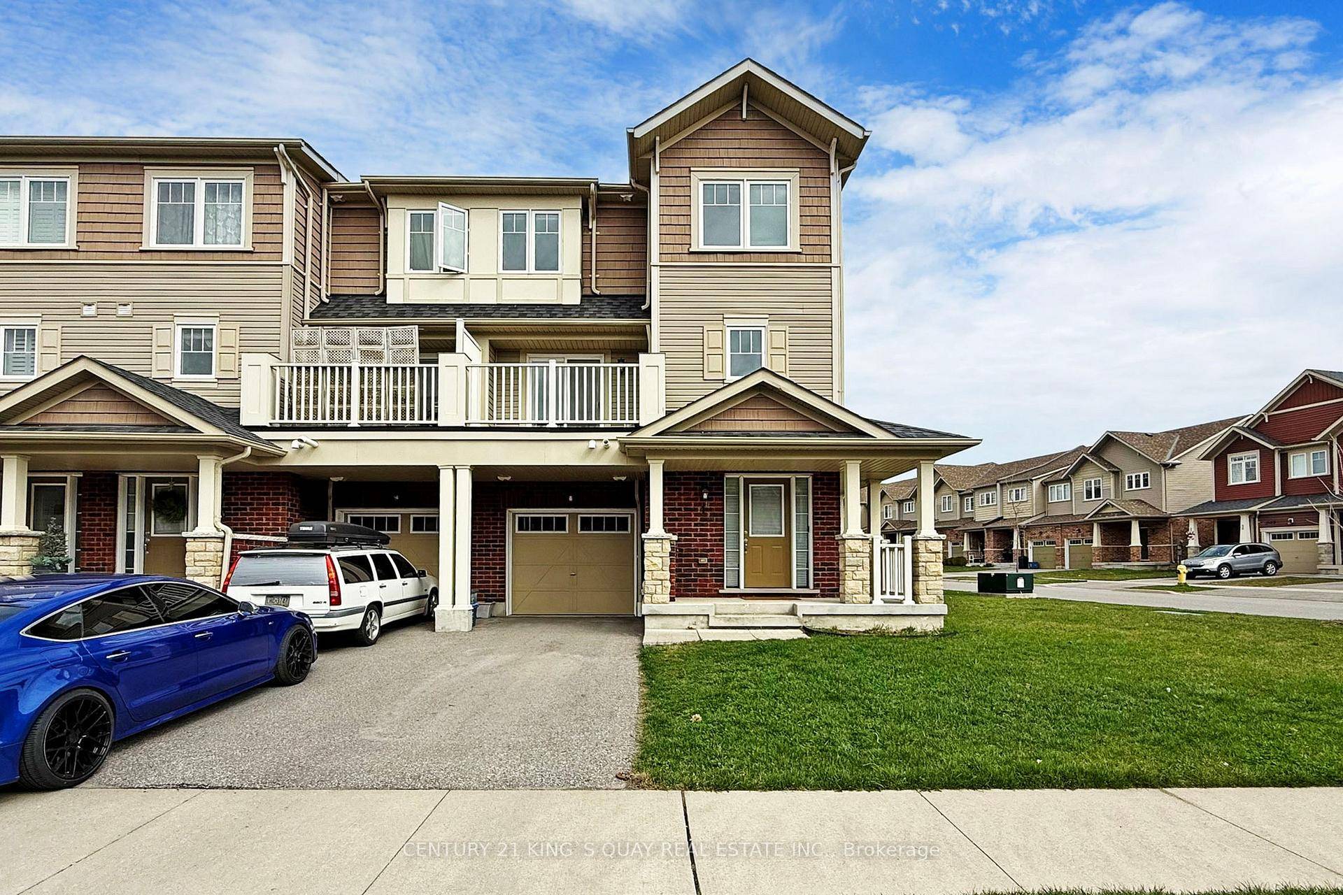 Premium end unit freehold townhouse in highly desirable enclave of Windfields in North Oshawa.