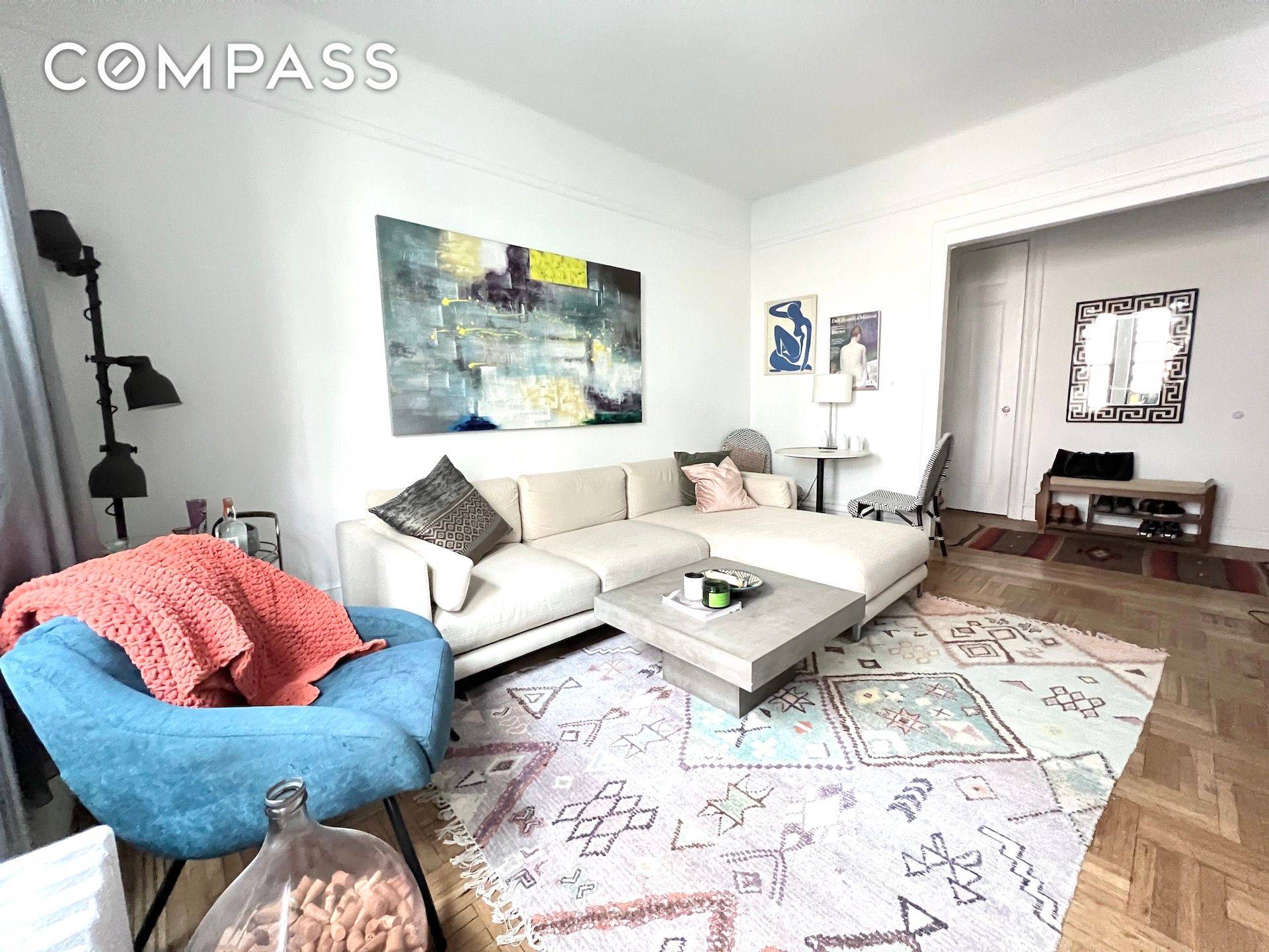 Brooklyn Heights classic prewar 2 bedroom apartment in full service elevator building.