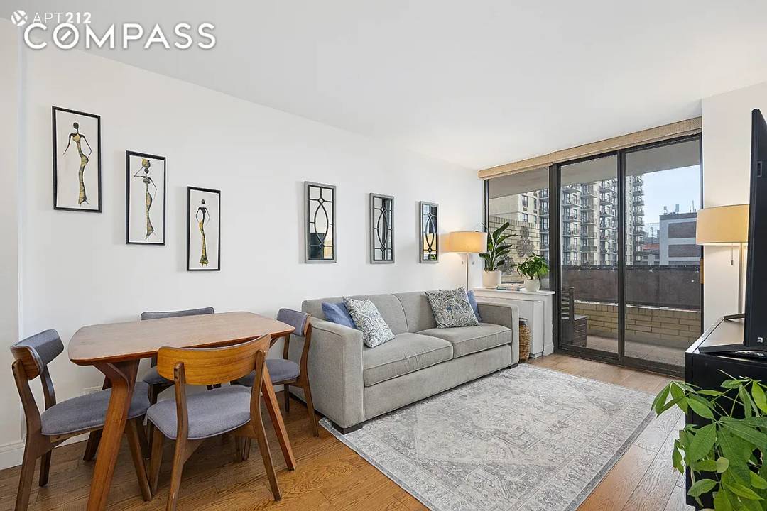 Rarely Available Renovated Corner One Bedroom with Private Wrap Around Terrace and bonus office or nursery space !