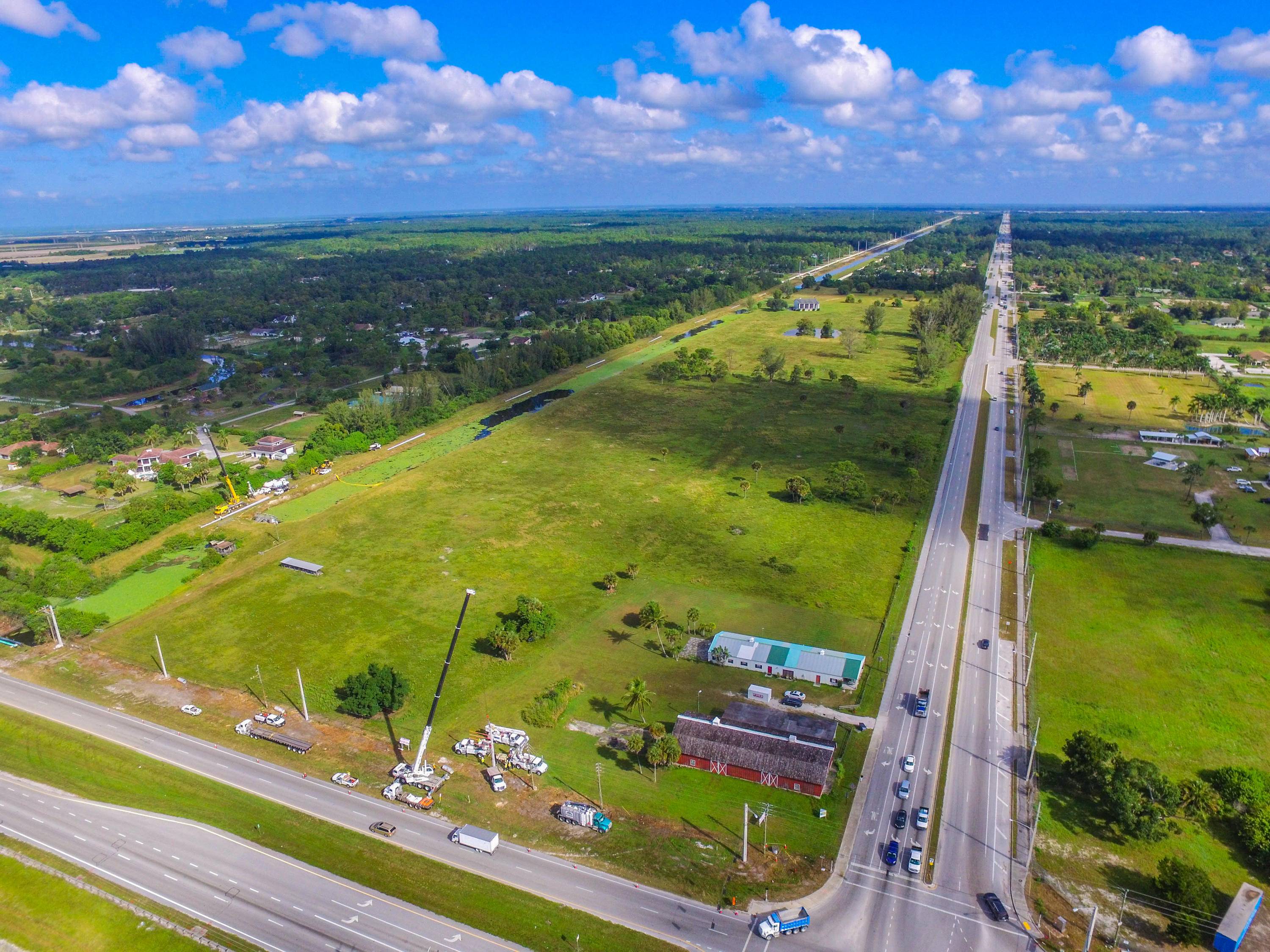 Amazing opportunity for a commercial developer on this NW corner of Southern Blvd and Seminole Pratt Rd.