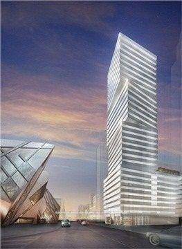 Luxury Yorkville New Exhibit Condo, Unique Rotating Cube Design.