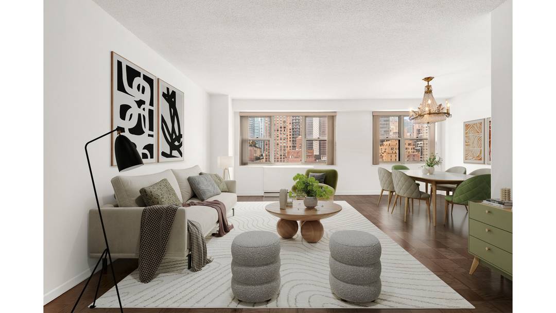 Welcome to this bright and versatile convertible 2 bedroom, 1.