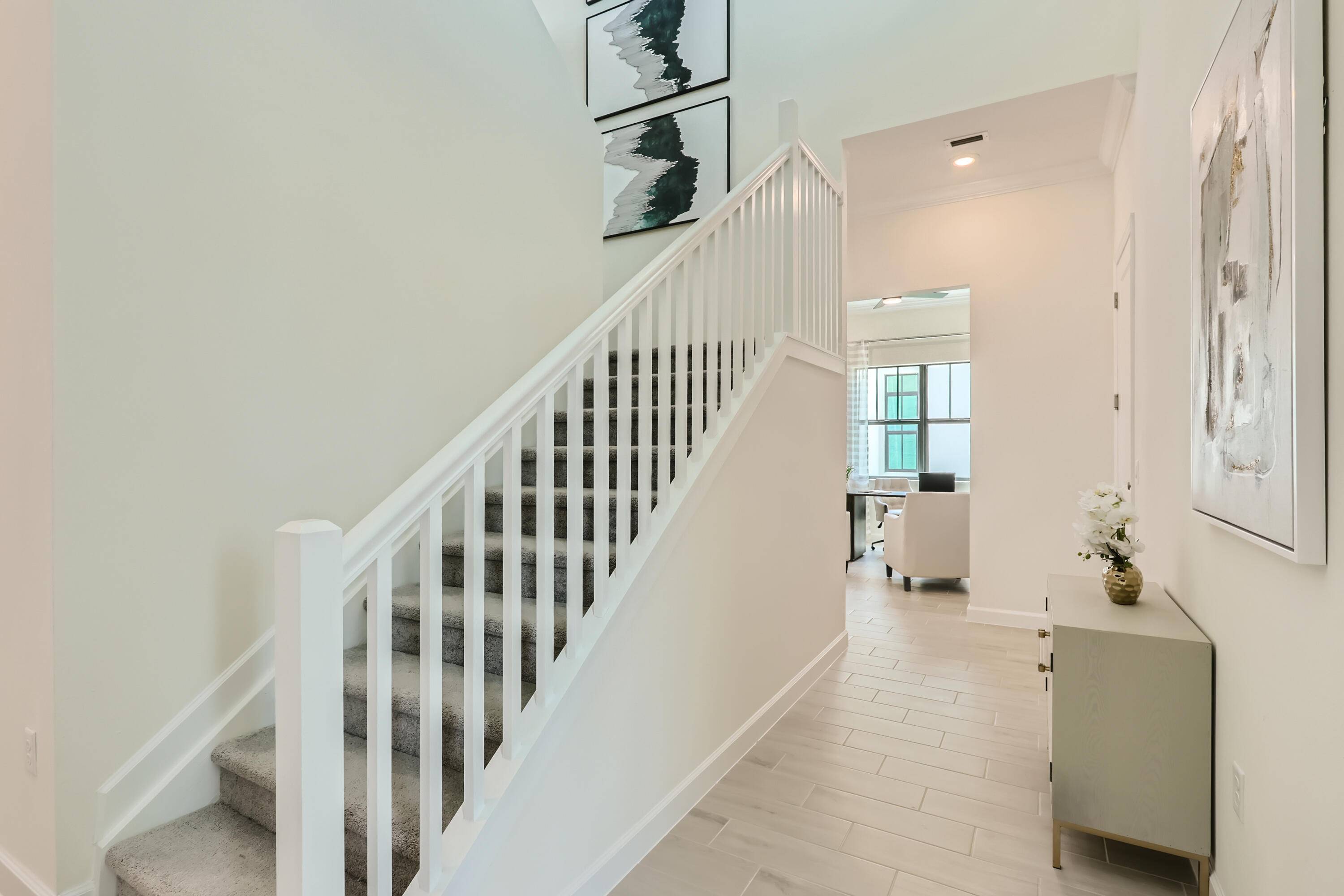 This two story home combines modern comfort with style.