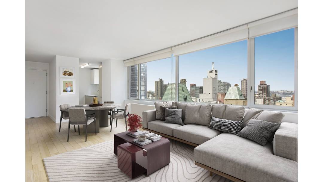 Experience the pinnacle of Manhattan living in this oversized, triple mint one bedroom residence at the prestigious Sheffield.