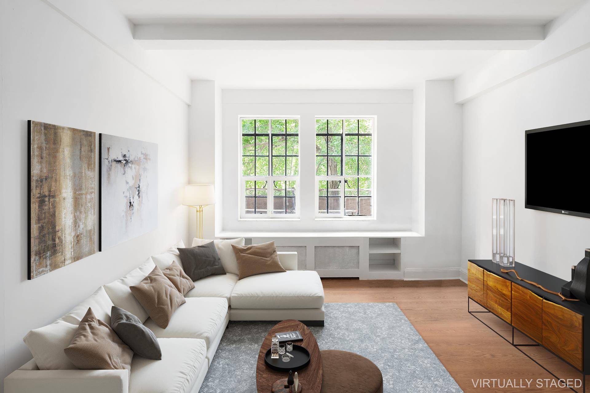 Charming prewar one bedroom home in move in condition.