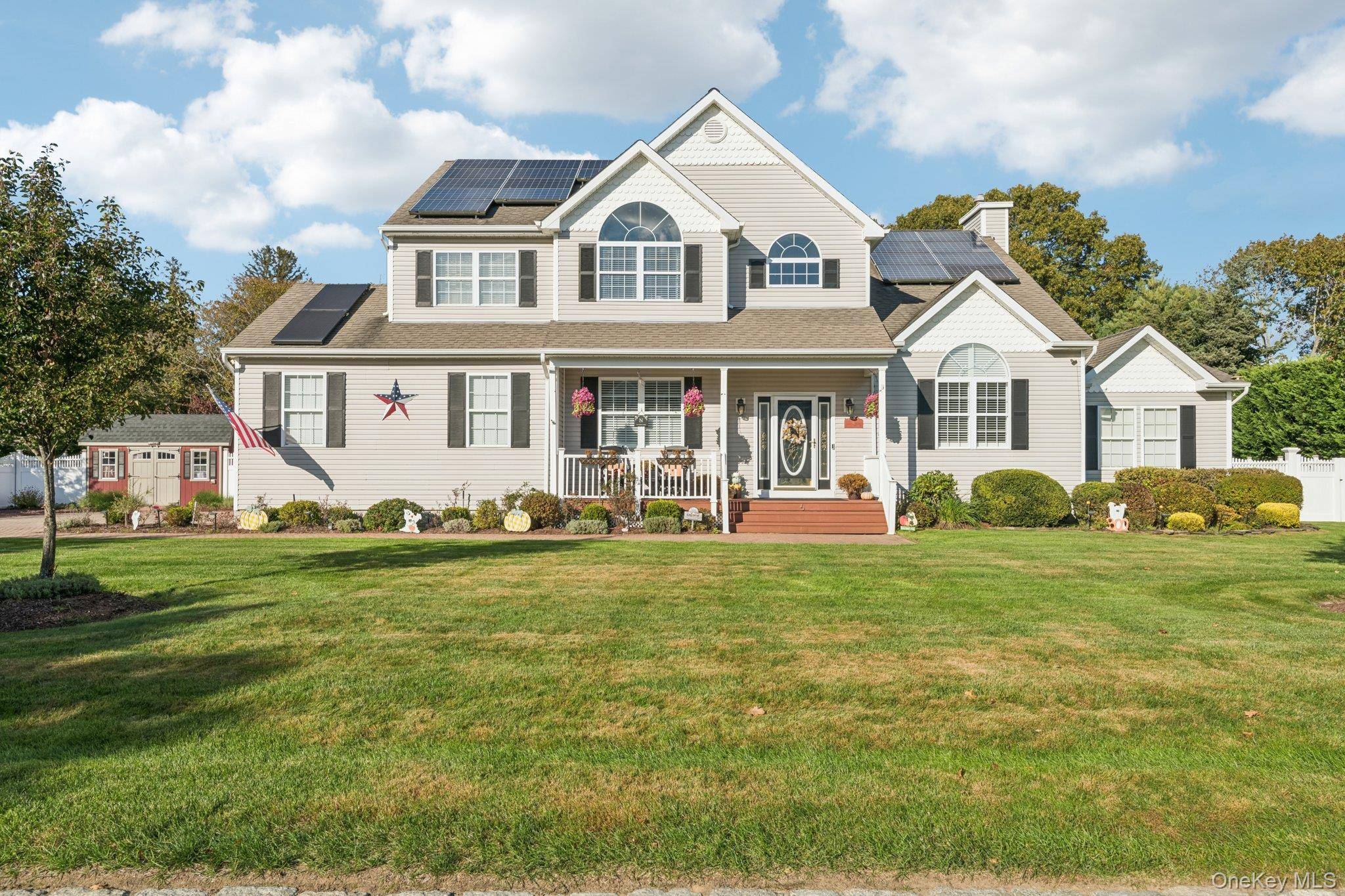 Nestled on a stunningly manicured.