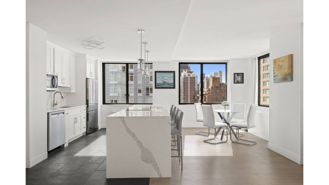 Perched high above the city, this beautifully renovated 2 bedroom, 2.