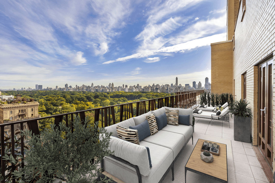 Rare Triple Mint 1BR Condo with Park Facing Terrace The Perfect XXX Mint Pied a Terre located in The Century, the premier Prewar Central Park West condominium.