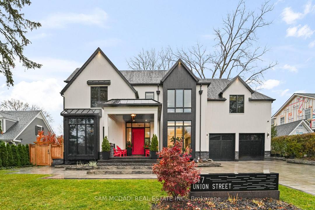 Welcome to 417 Union Street, an exceptional modern home nestled in the heart of prestigious Old Oakville.