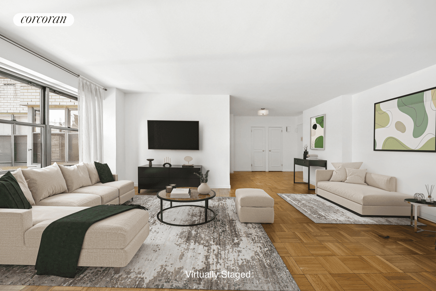 Welcome home to unit 9O at Plaza 400.