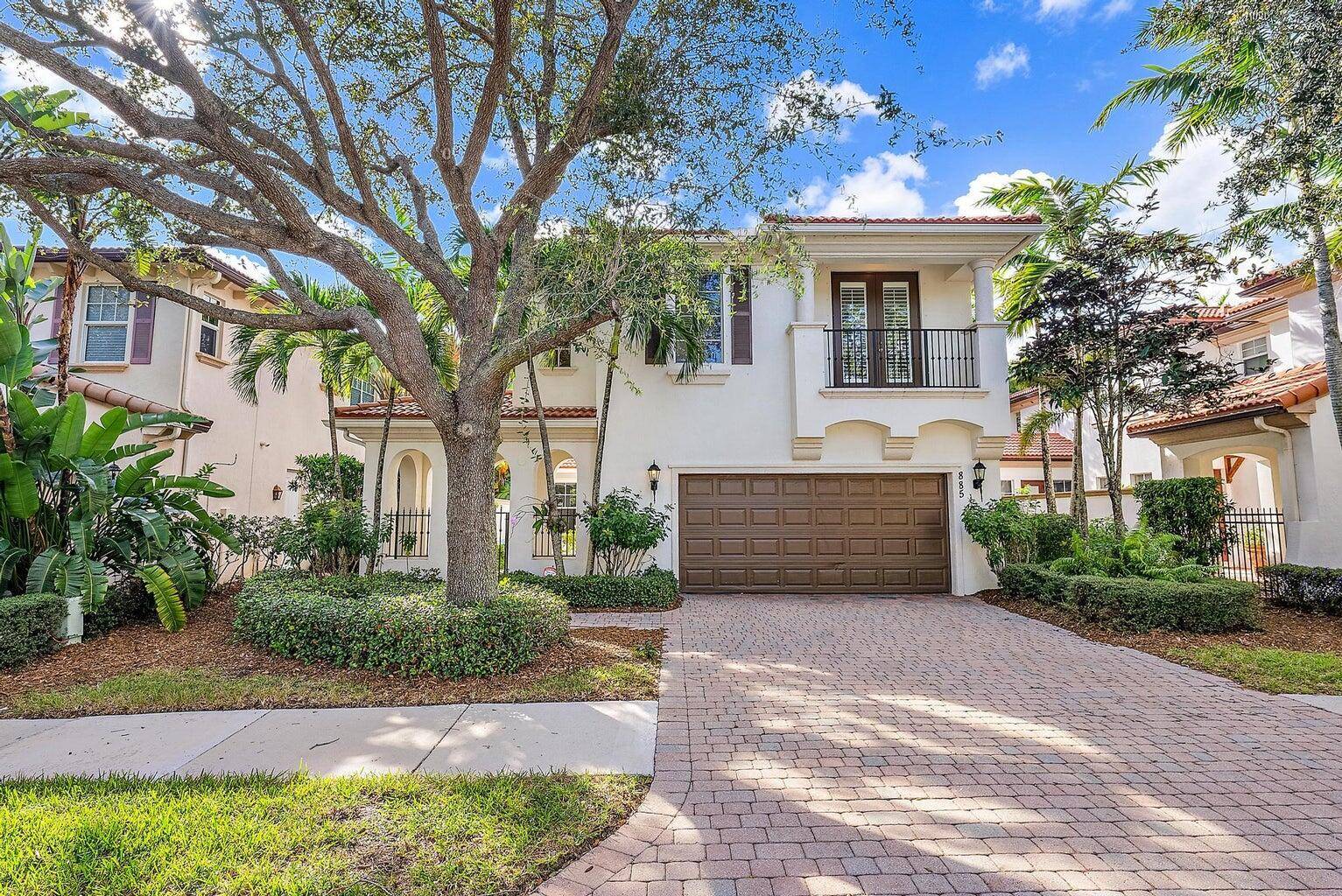 Sitting in A Cul De Sac, Beautifully Renovated Centrally Located JUST 3 Miles To The Beach in The Guard Gated Community of Evergrene in Palm Beach Gardens Offering 3 Bedrooms, ...