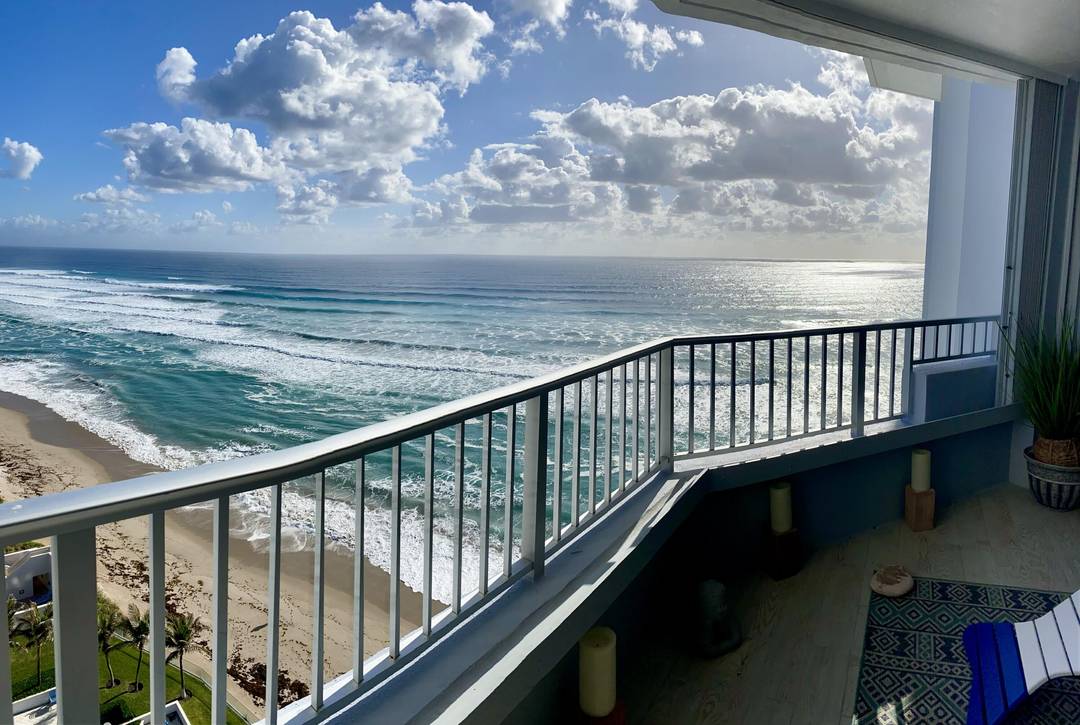 Sensational 15th flr 2BR condo overlooking the crystal blue waters of the Atlantic Ocean pristine beaches of Singer Island.