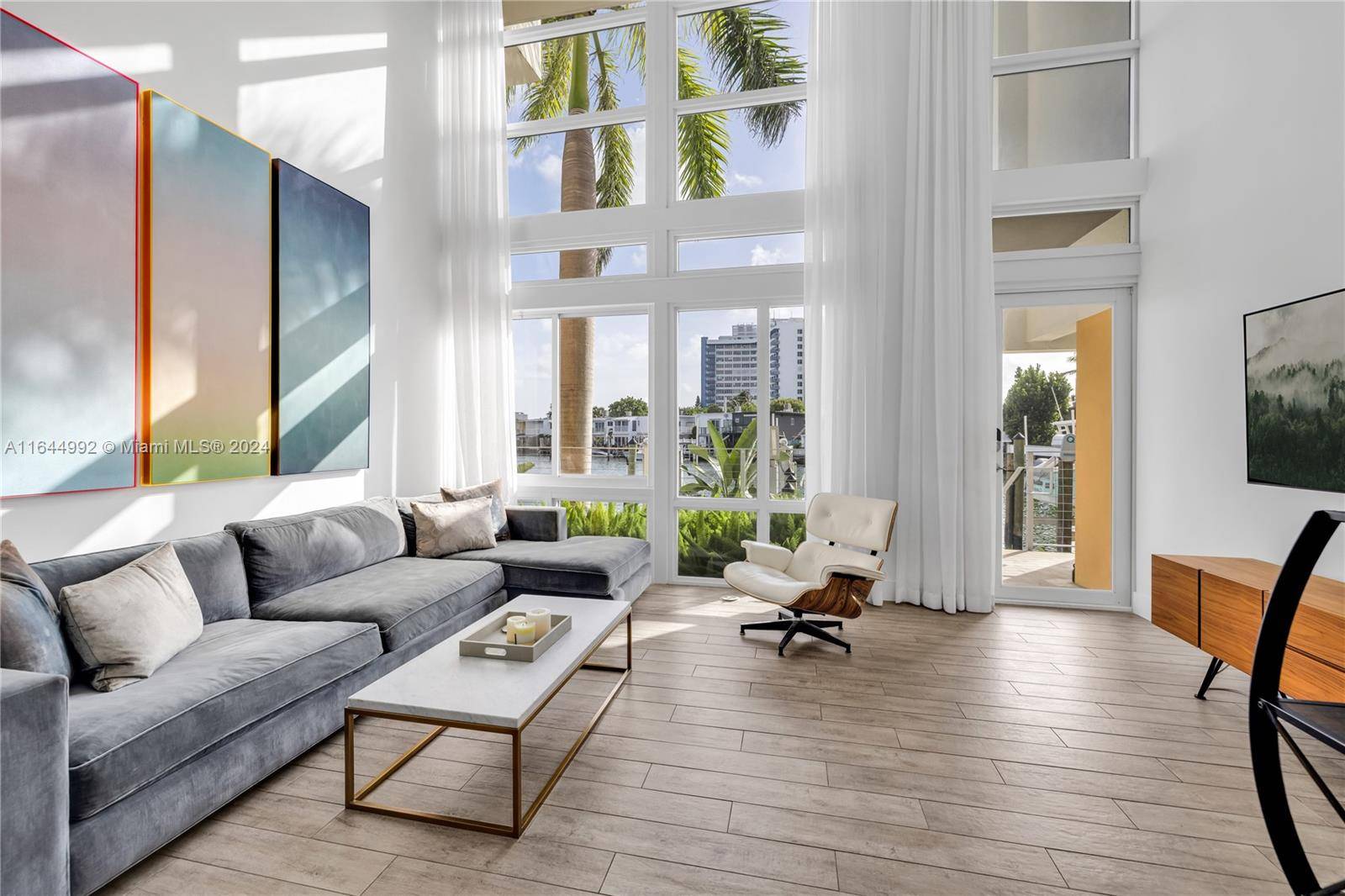 This luxurious 4 story townhome, located within an exclusive gated community, offers breathtaking views of the Intracoastal Waterway.