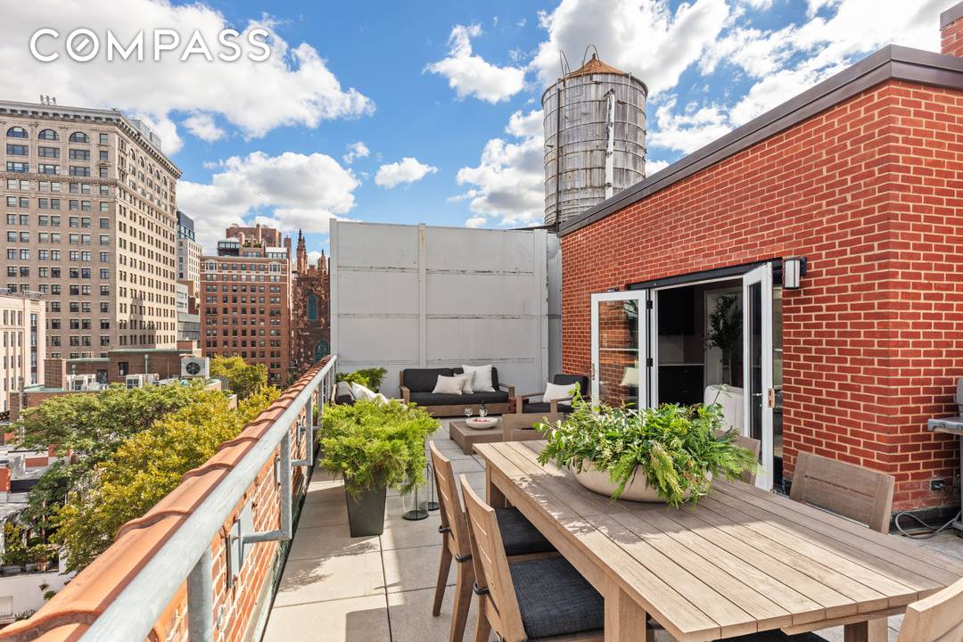 Perched atop an elegant, converted pre war condominium, beautifully renovated and complete with a full time doorman on the best block in the heart of Greenwich Village, this gorgeous duplex ...