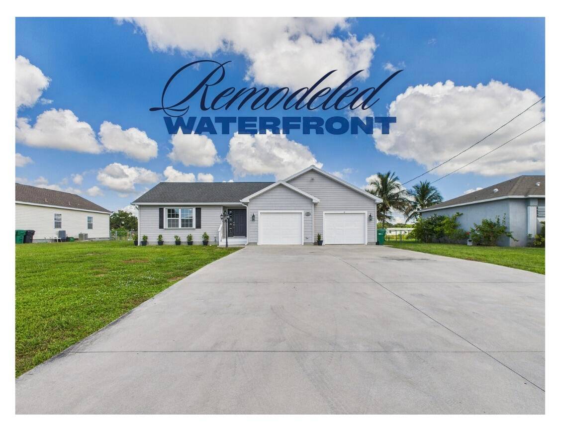 Completely remodeled waterfront home !