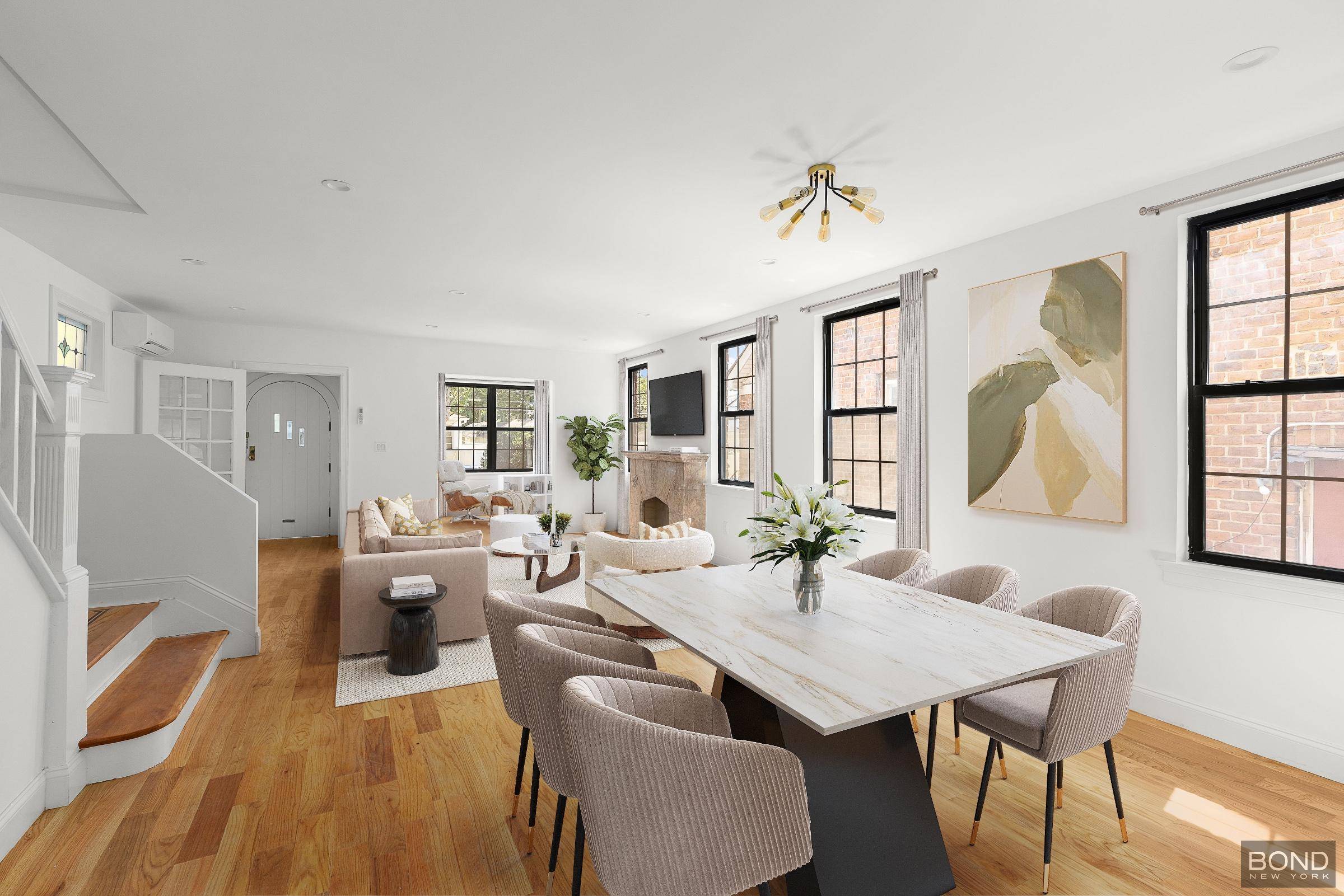 Newly renovated quality fully detached brick residence with four levels of living space private driveway amp ; 1.
