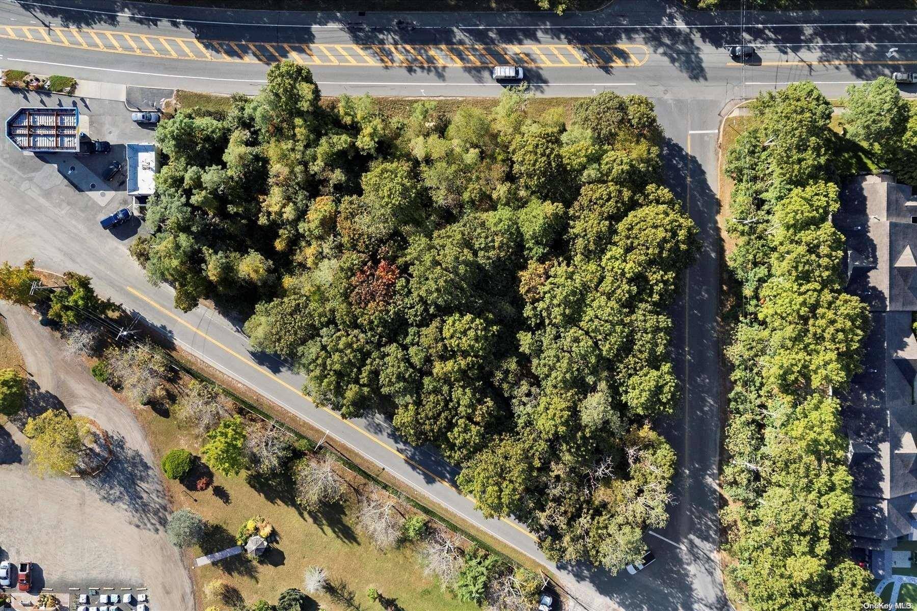 Prime development site available in Wading River located at the intersection of Sound Avenue and Route 25A with high daily traffic count at the beginning of Long Island's North Fork.