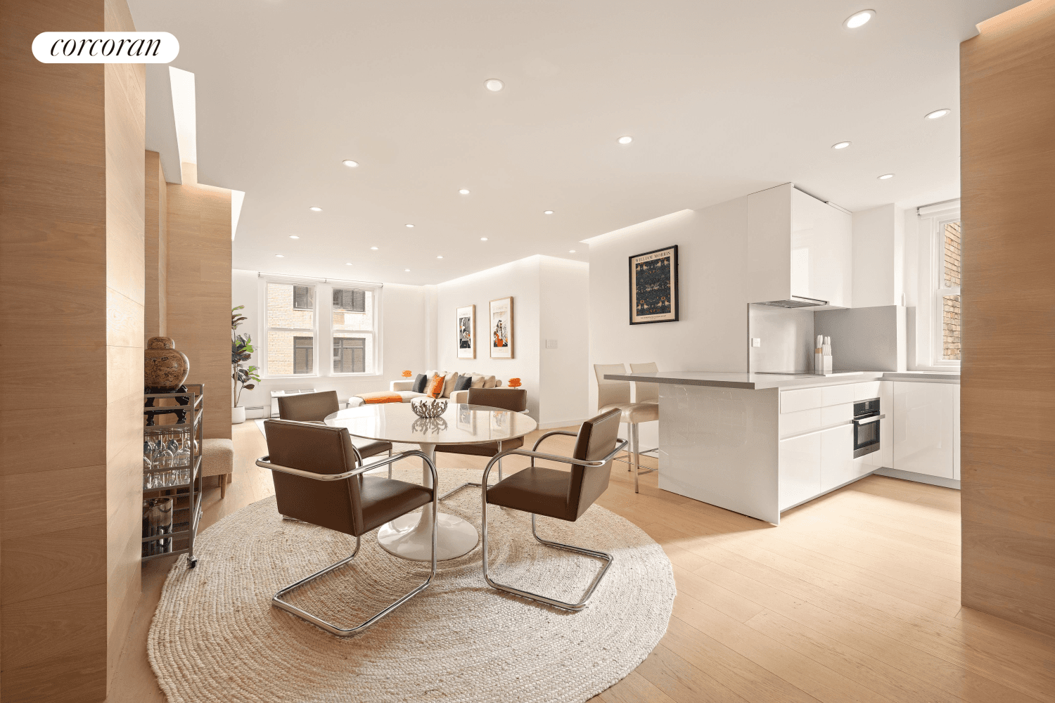 Welcome to Apartment 6D, a meticulously renovated two bedroom, two bathroom home in the heart of Midtown off of Fifth Avenue.