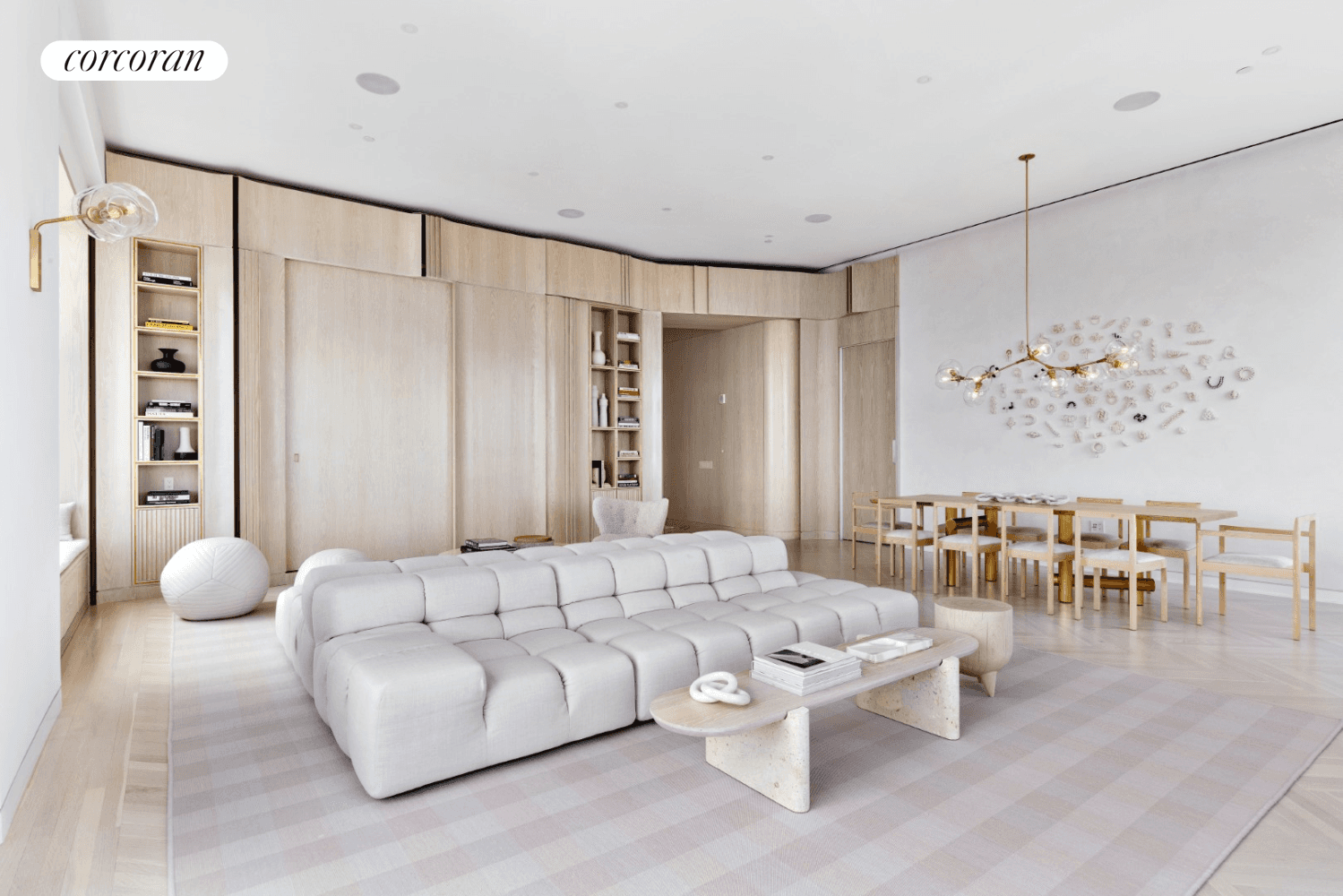 Residence 66A at 432 Park Avenue Three Bedrooms Three Baths Library Powder Room 4, 019 sqft Designed by NYC based design studio Sissy Marley and featured in Elle Decor, Residence ...