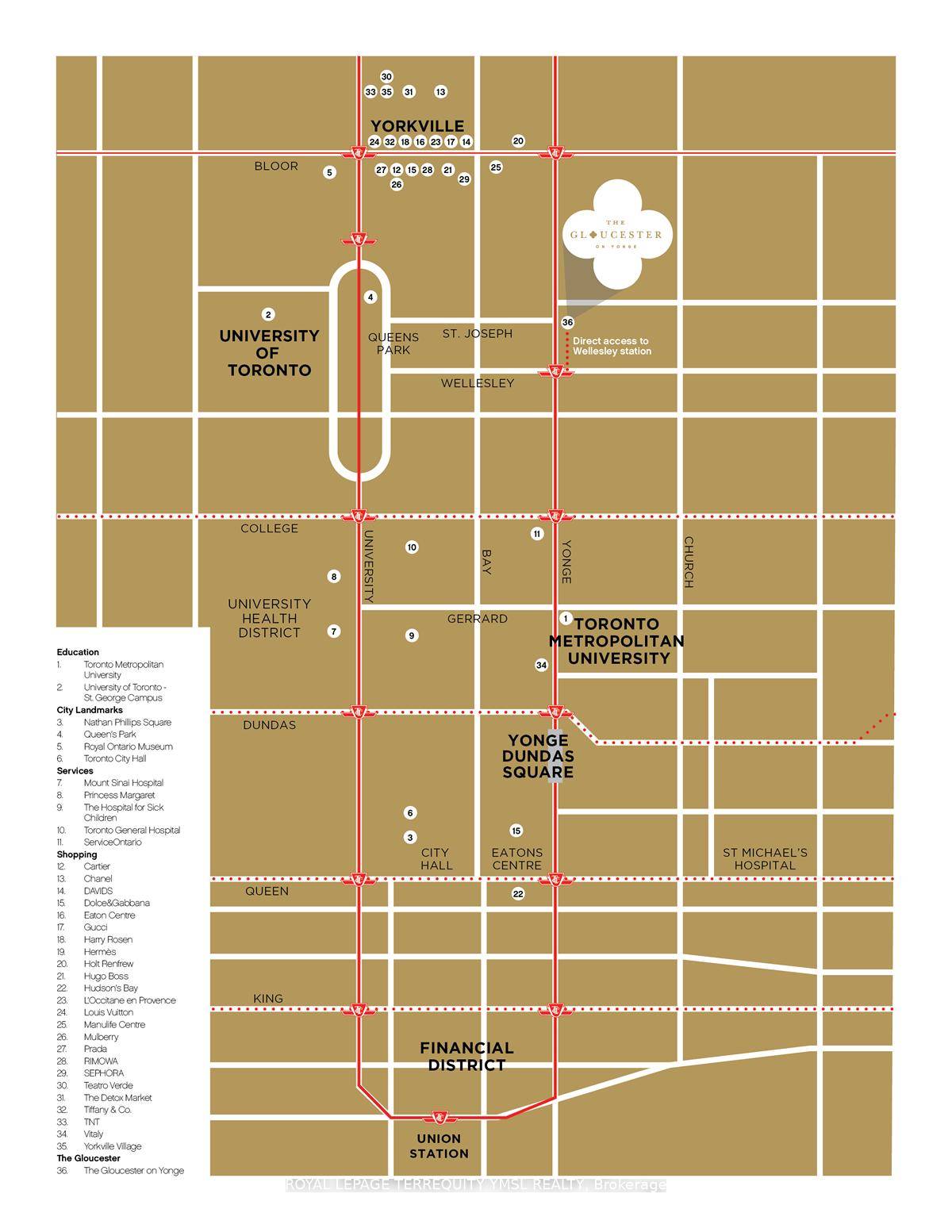 Welcome to The Gloucester on Yonge !