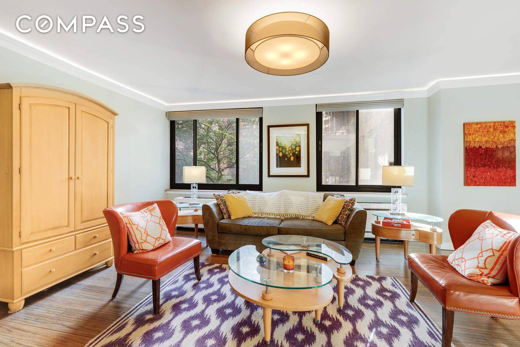 Discover city living in this beautifully renovated condominium, situated in the heart of Battery Park City.