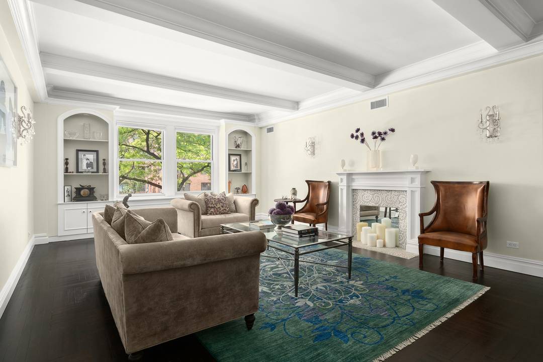 Turn Key Classic Seven with Dedicated Home Office and Serene Garden Views This exceptional three bedroom plus home office residence at 290 West End Avenue offers a rare combination of ...