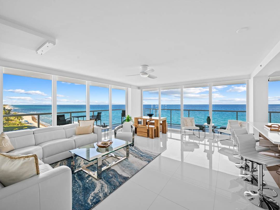 Visit this outstanding and renovated 3 3 residence on the sand, offering long ocean and coastline views, as well as twinkling city lights and intracoastal views, emphasized by the floor ...