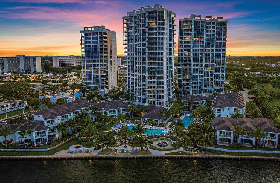 BEAUTIFULLY DECORATED AZURE MODEL IN THE COVETED NORTH TOWER OF THE WATER CLUB IN NORTH PALM BEACH.
